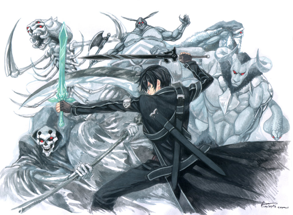 sword_art_online___all_bosses_by_nick_ian-d5u5vkw